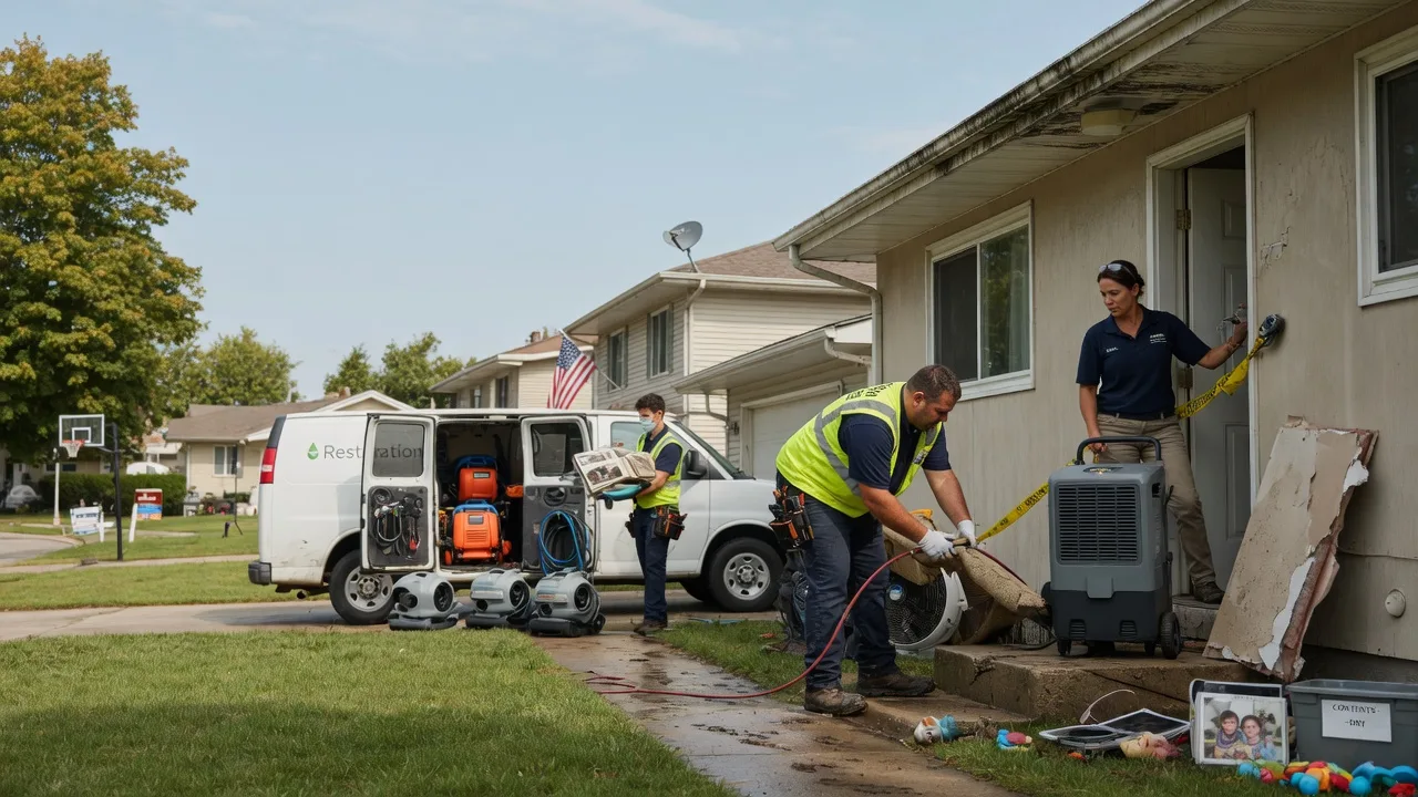 Water Damage Restoration in Cedar Lake, IN near me